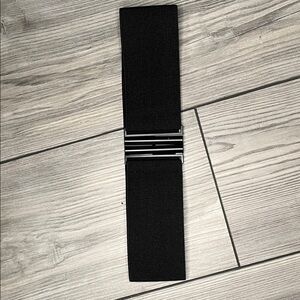 Wide Black Fashion Elastic Belt